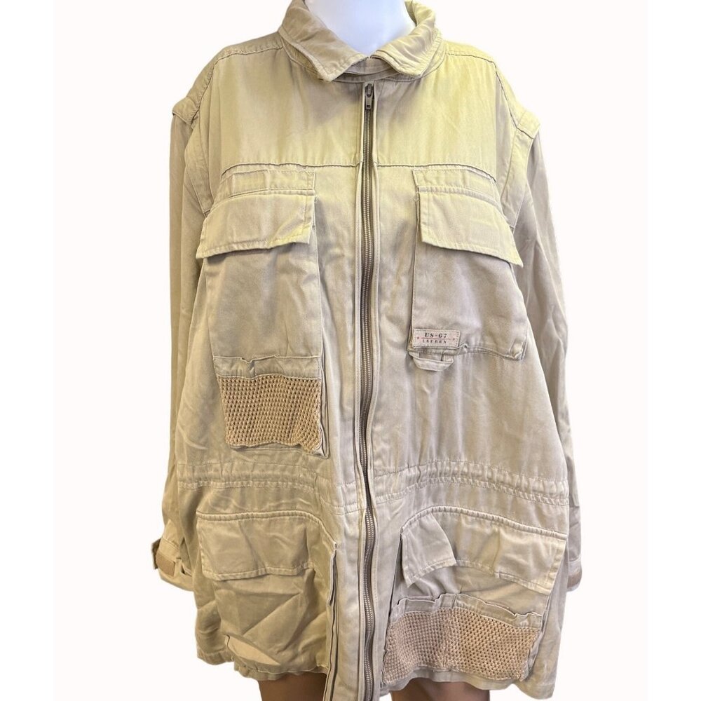 Lauren Ralph Lauren Women's Tan Lightweight/Utility Jacket Sz L SKU 5271
